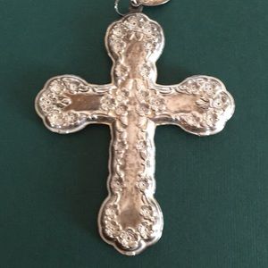 Gotham silver plate collectible cross.